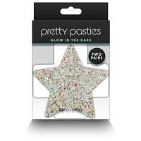 Pretty Pasties Star And Cross Glow 2 Pair