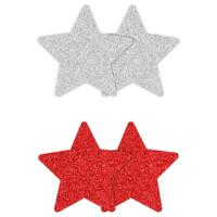 Pretty Pasties Glitter Stars / 2 Pair