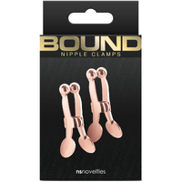 Bound Nipple Clamps C1 Rose