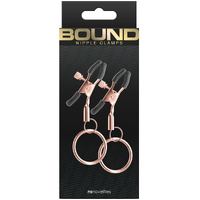 Bound Nipple Clamps C2 Rose