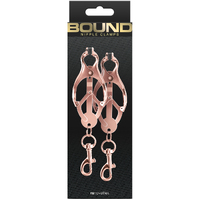 Bound Nipple Clamps C3 Rose Bound Nipple Clamps C3 Rose