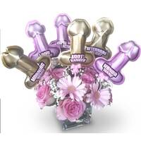 Penis Pop Up Mini Balloons (6 X Pack)