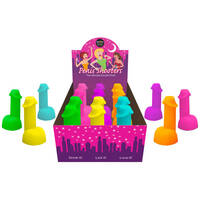 Neon Penis Shooters Neon Coloured Dicky Shot Glasses Counter Display Of 12