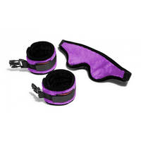 Plush Tease Blindfold + Handcuffs