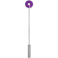 Leather Circle Tipped Crop Leather Circle Tipped Crop