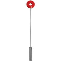 Leather Circle Tipped Crop Leather Circle Tipped Crop