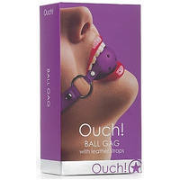 Ball Gag + Leather Straps