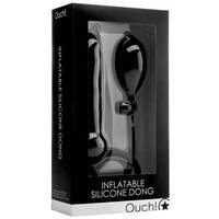 6.2" Inflatable Silicone Dildo