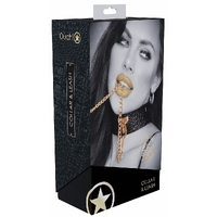 Ouch! Rome Collection Collar With Leash Ouch! Rome Collection Collar With Leash