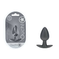 Ouch! Anal Plug Medium Gun Metal Gun Metal  7.9cm Medium Butt Plug Ouch! Anal Plug Medium Gun Metal Gun Metal  7.9cm Medium Butt Plug