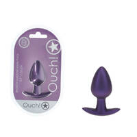 Ouch! Anal Plug Medium Metallic  Metallic  7.9cm Medium Butt Plug Ouch! Anal Plug Medium Metallic  Metallic  7.9cm Medium Butt Plug