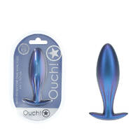 Ouch! Oval Anal Plug Metallic  Metallic  11.7cm Butt Plug Ouch! Oval Anal Plug Metallic  Metallic  11.7cm Butt Plug