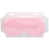OUCH! Fluffy Mask - Powder Pink Pink Fluffy Eye Mask