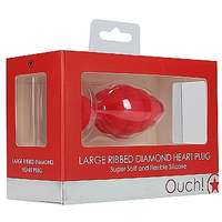 Large Diamond Heart Butt Plug