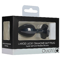 Large Lucky Diamond Butt Plug