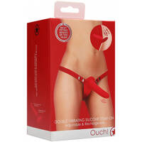 Double Vibrating Silicone Strap On Double Vibrating Silicone Strap On