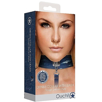 Denim Collar + Leash