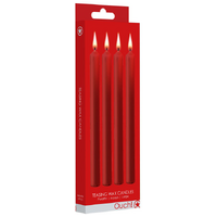 Large Teasing Wax Drip Candles X4