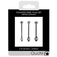 Metal Urethral Sounding Plugs X3 Metal Urethral Sounding Plugs X3