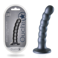 5" Ribbed Silicone G Spot Dildo