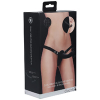 Ouch! Dual Vibrating Silicone Strap On   Usb Rechargeable Dual Vibrating Strap On Ouch! Dual Vibrating Silicone Strap On   Usb Rechargeable Dual Vibrating Strap On