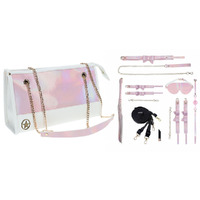 Ouch! Paris Collection Kit With Bag  Bondage Set With Bag 8 Piece Kit