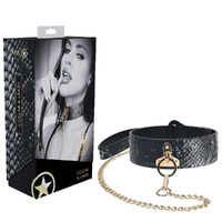 Ouch! Florence Collection Collar With Leash  Restraint