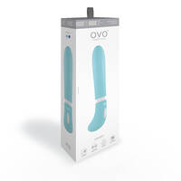 7.5" Ovo F13 Vibrator Aqua