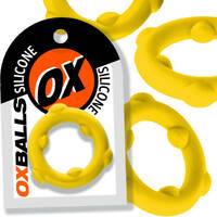oxballs SPINNER single silicone ring YELLOW