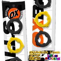 oxballs GEARHEADS 5-pack spinner rings YELLOW/BLACK