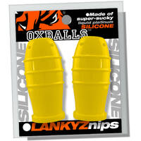 oxballs LANKYZ silicone nipsuckers YELLOW