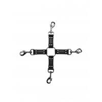 4 Way Leather Hogtie Cross 4 Way Leather Hogtie Cross