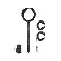 Leather Hand Cuffs + Leash Leather Hand Cuffs + Leash