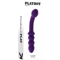 Playboy Pleasure The Seeker  20.3cm Usb Rechargeable Double Ended Vibrator