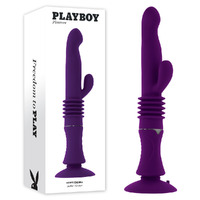 Playboy Pleasure Hoppy Ending  29.2cm Usb Rechargeable Thrusting Rabbit Vibrator