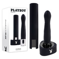 Playboy Pleasure Pleasure Zone  21.4cm Rechargeable Vibrator With Usb Charging Dock