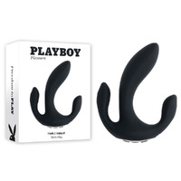 Playboy Pleasure Triple Threat  Usb Rechargeable Triple Probe Vibrator