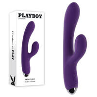 Playboy Pleasure NEW CRUSH Purple 20.6 cm USB Rechargeable Rabbit Vibrator