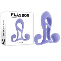 Playboy Pleasure FANTASY CAGE Purple USB Rechargeable Vibrating Penis Sleeve