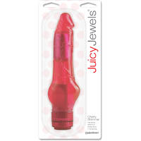 7" Cherry Shimmer Jelly Vibrator