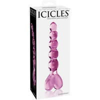 6" Glass Anal Beads