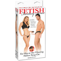 6" Vibrating Hollow Strap On 6" Vibrating Hollow Strap On