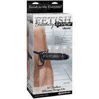 10" Hollow Silicone Strap On 10" Hollow Silicone Strap On