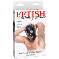 Wet Look 3 Hole Hood For Him