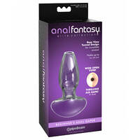 3.5" Small Glass Hollow Butt Plug