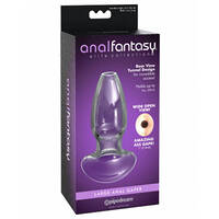 Large Glass Hollow Butt Plug