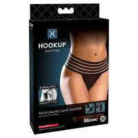 Crotchless Love Garter Panty S/L Crotchless Love Garter Panty S/L
