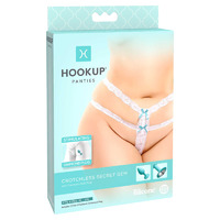 Crotchless Secret Gem Panty XL/XXL Crotchless Secret Gem Panty XL/XXL