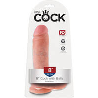 8" Cock + Balls 8" Cock + Balls
