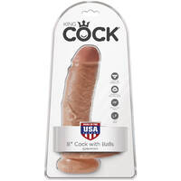 8" Cock + Balls 8" Cock + Balls